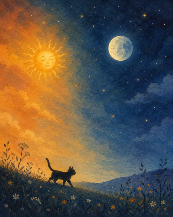 Gatas carey la leyenda del Sol y la Luna que explica su pelaje único
